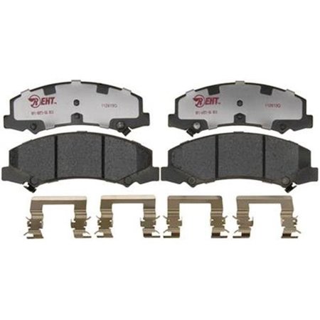 RM BRAKES RM Brakes EHT1159H Ceramic Brake Pad Set With Hardware R53-EHT1159H